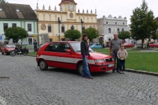 Mimo soutěž a poněkud mladší účastník srazu policejních, hasičských a vojenských sborů